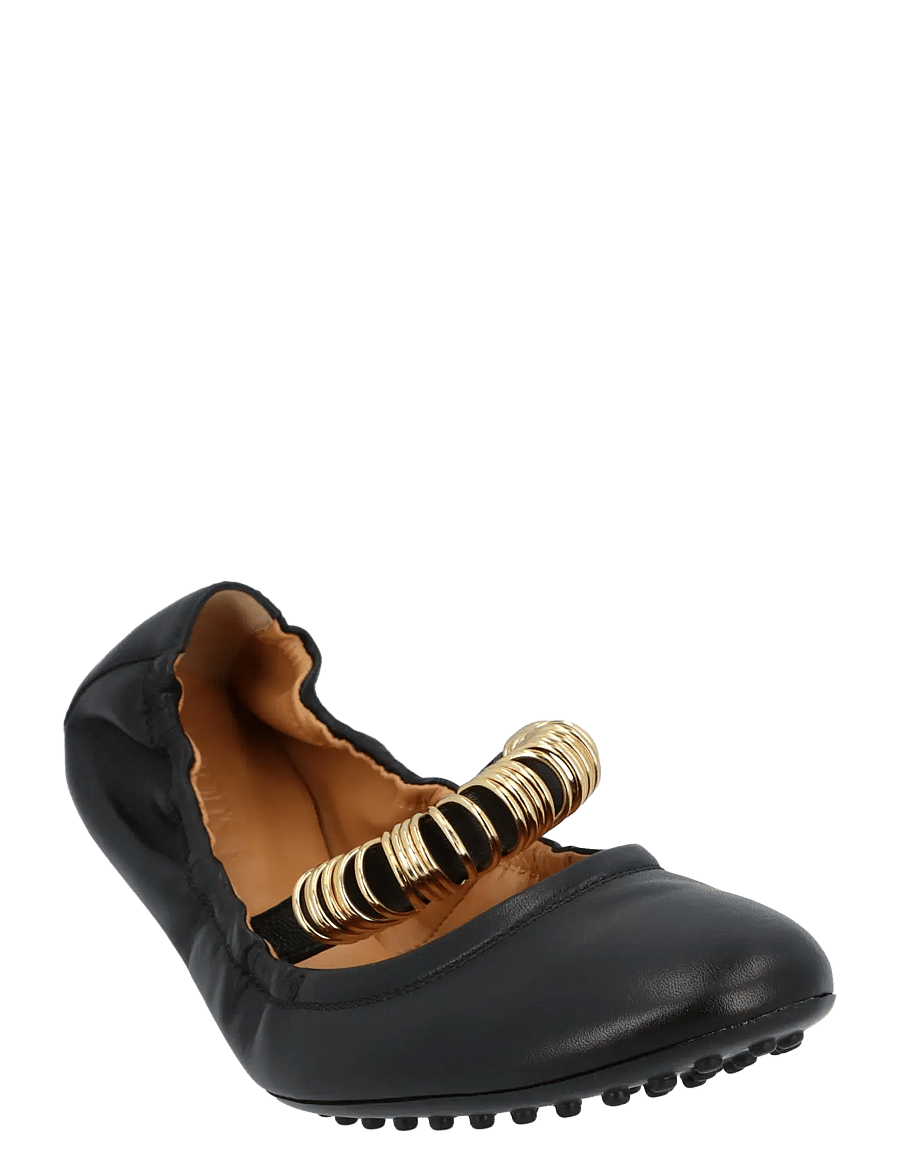 Tod's - Leather Ballet Flats - Īpaši notikumi - black - 0