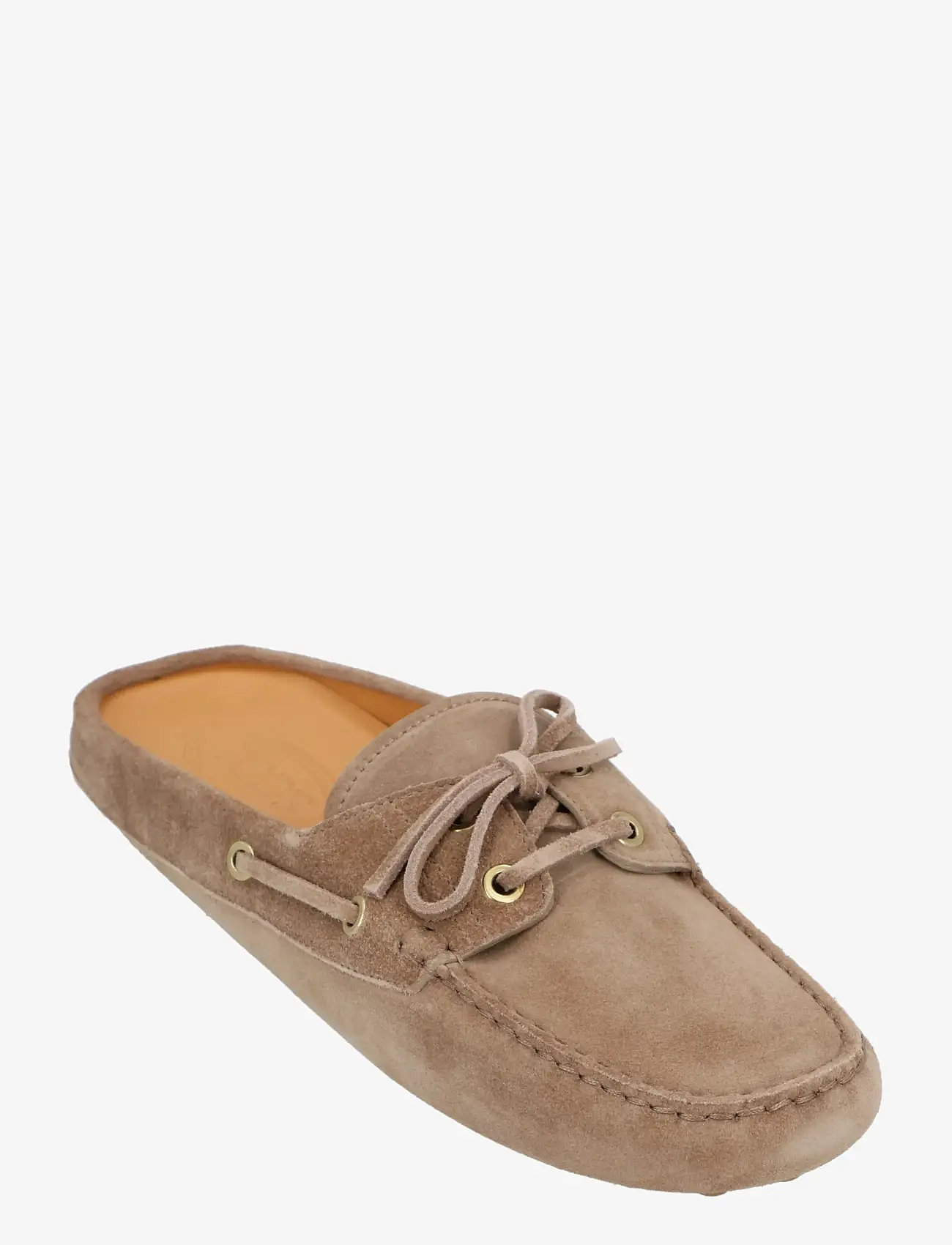 Tod's - Boat Gommino Loafers in Suede - kontsata muula-stiilid jalanõud - beige - 0