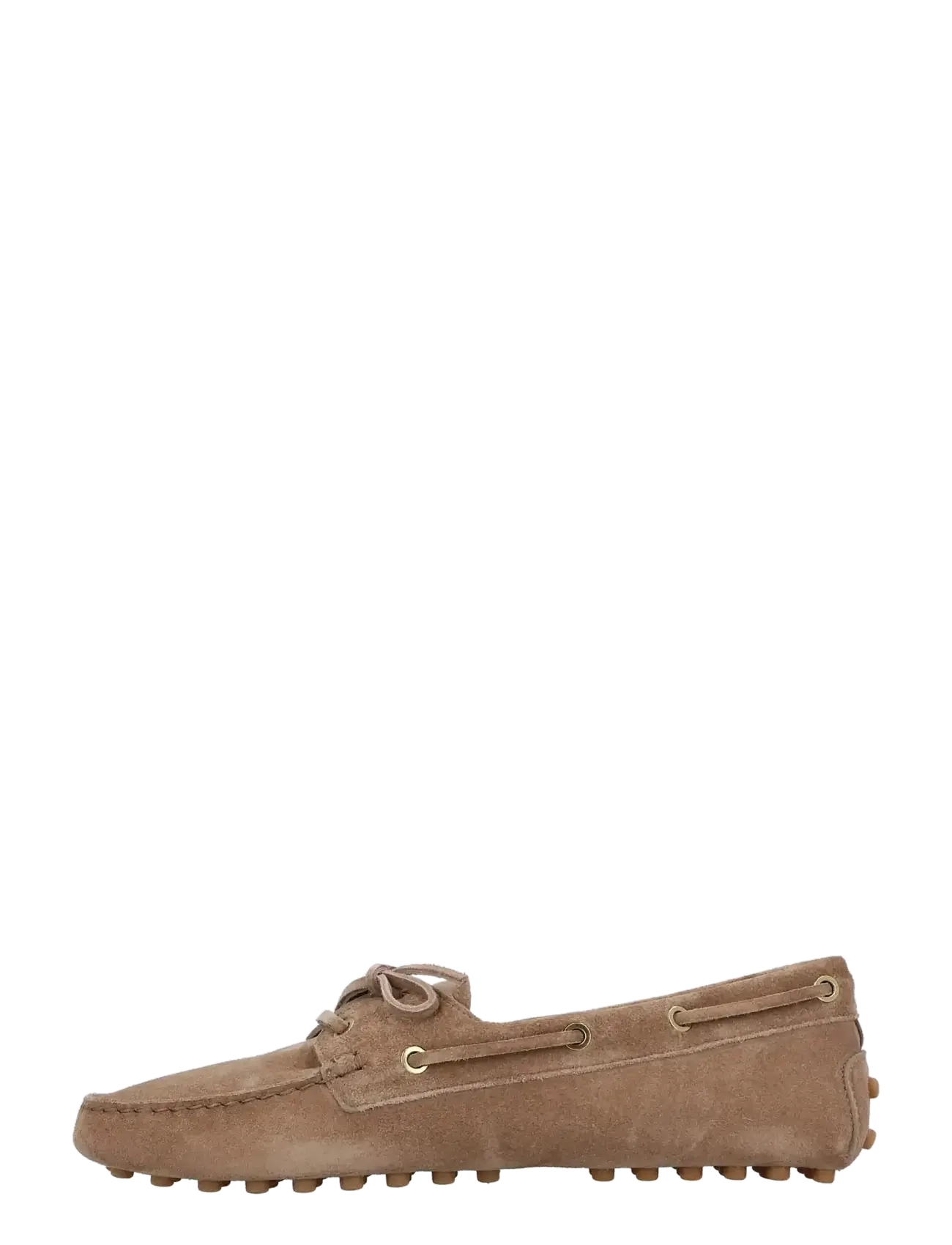 Tod's - Boat Gommino Loafers in Suede - flade mules - beige - 2