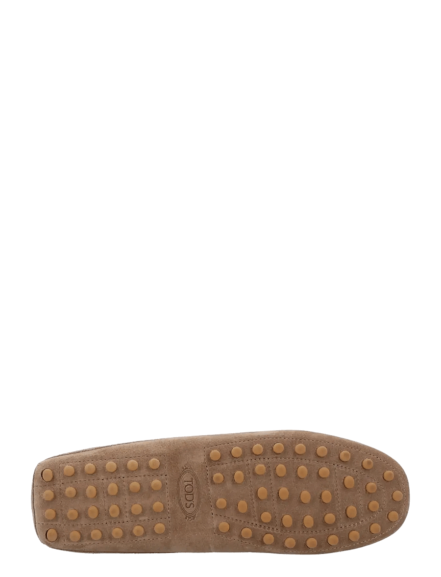 Tod's - Boat Gommino Loafers in Suede - tasapohjaiset pistokkaat - beige - 2