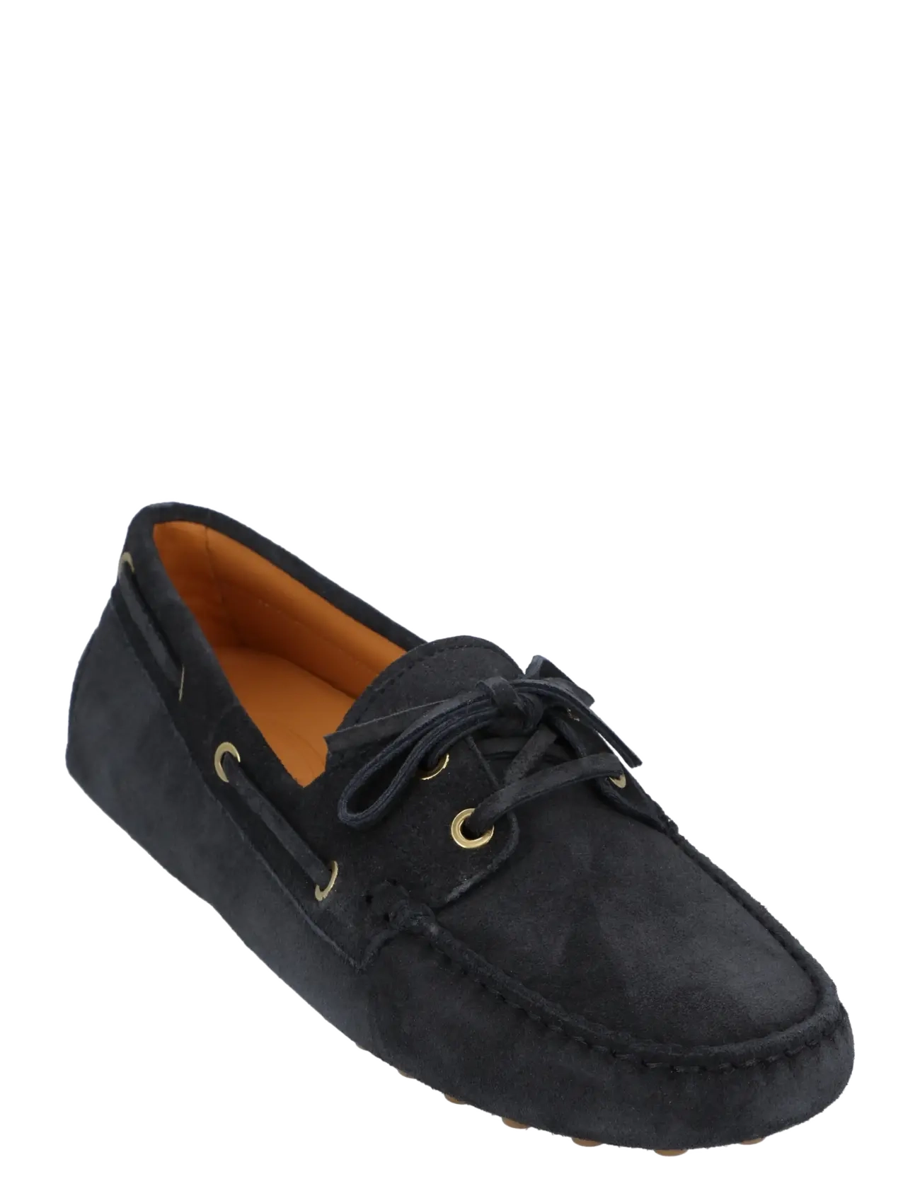 Tod's Boat Gommino Loafers in Suede - Shoes - BROWN / black