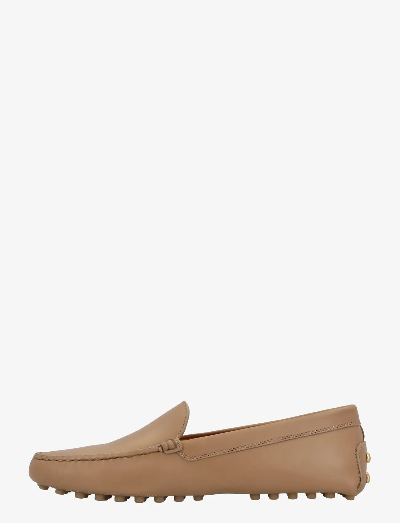 Tod's - Metal Detailing Leather Gommino Loafers - modetrends - beige - 1