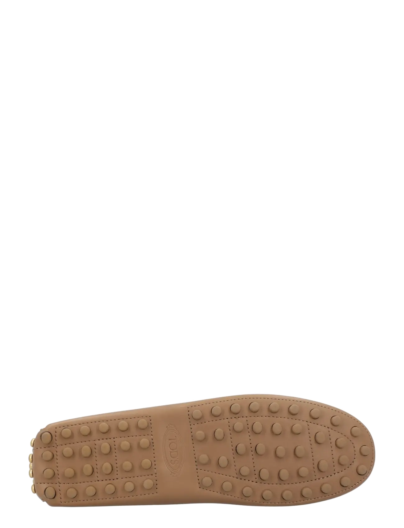 Tod's - Metal Detailing Leather Gommino Loafers - fashion trends - beige - 2