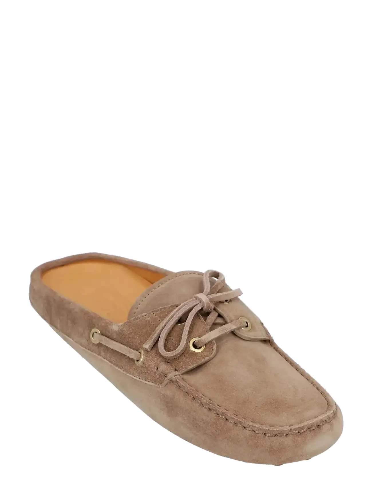 Tod's Glove Gommino Lace-Up Mules, 40, Beige, Sko > Bådsko, Dame