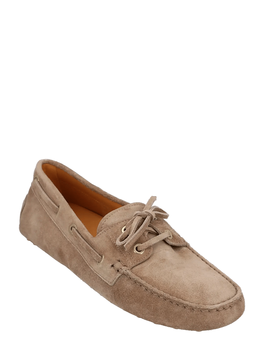 Tod's - Suede Gommino Mules - boat shoes - beige - 0
