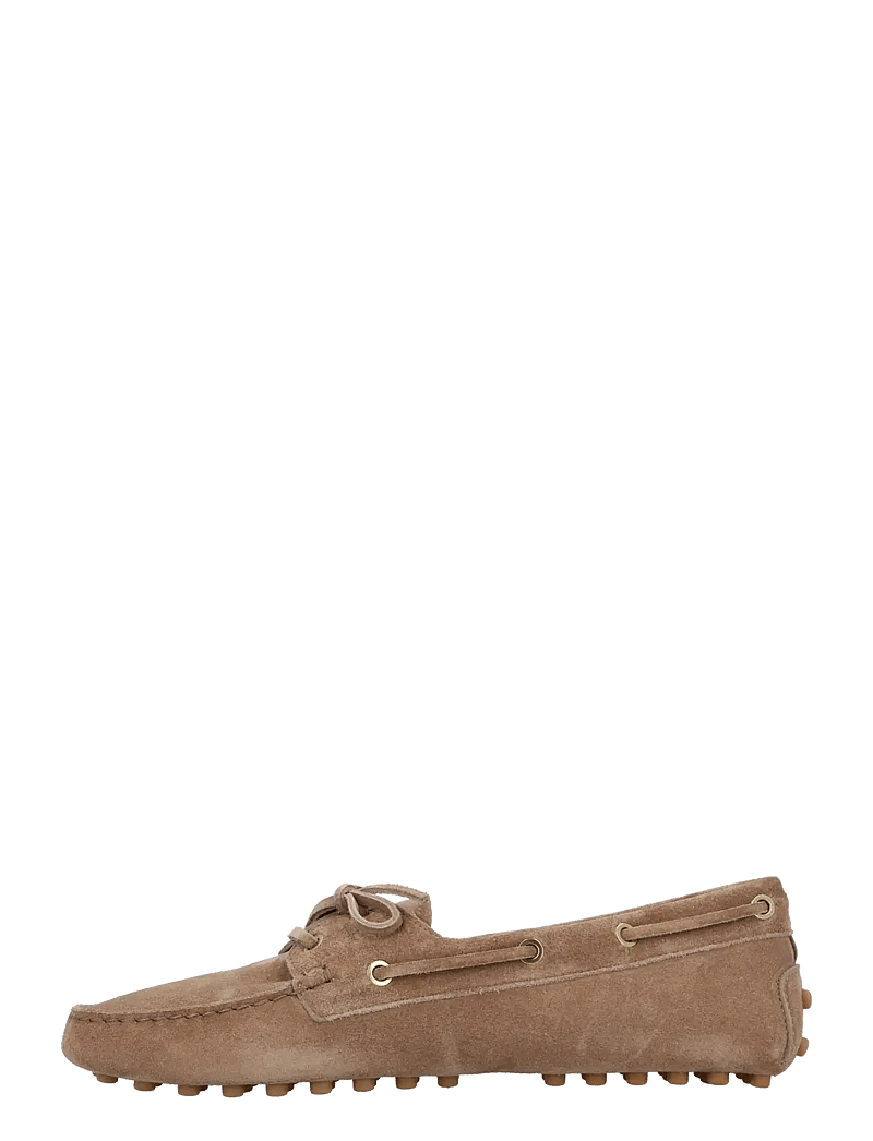 Tod's - Suede Gommino Mules - sejlersko - beige - 1