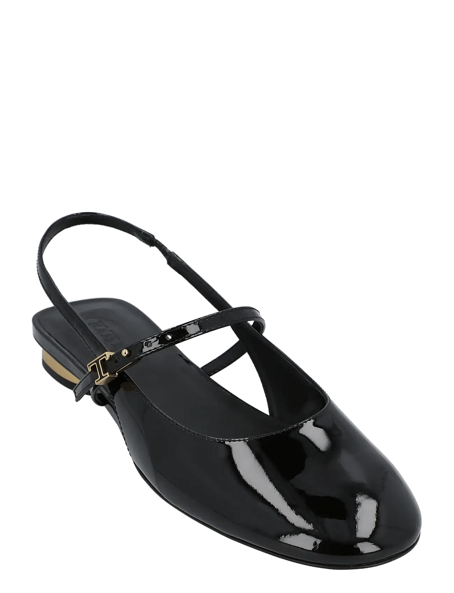 Tod's - Mary Jane Slingback Flats - speciella tillfällen - black - 0