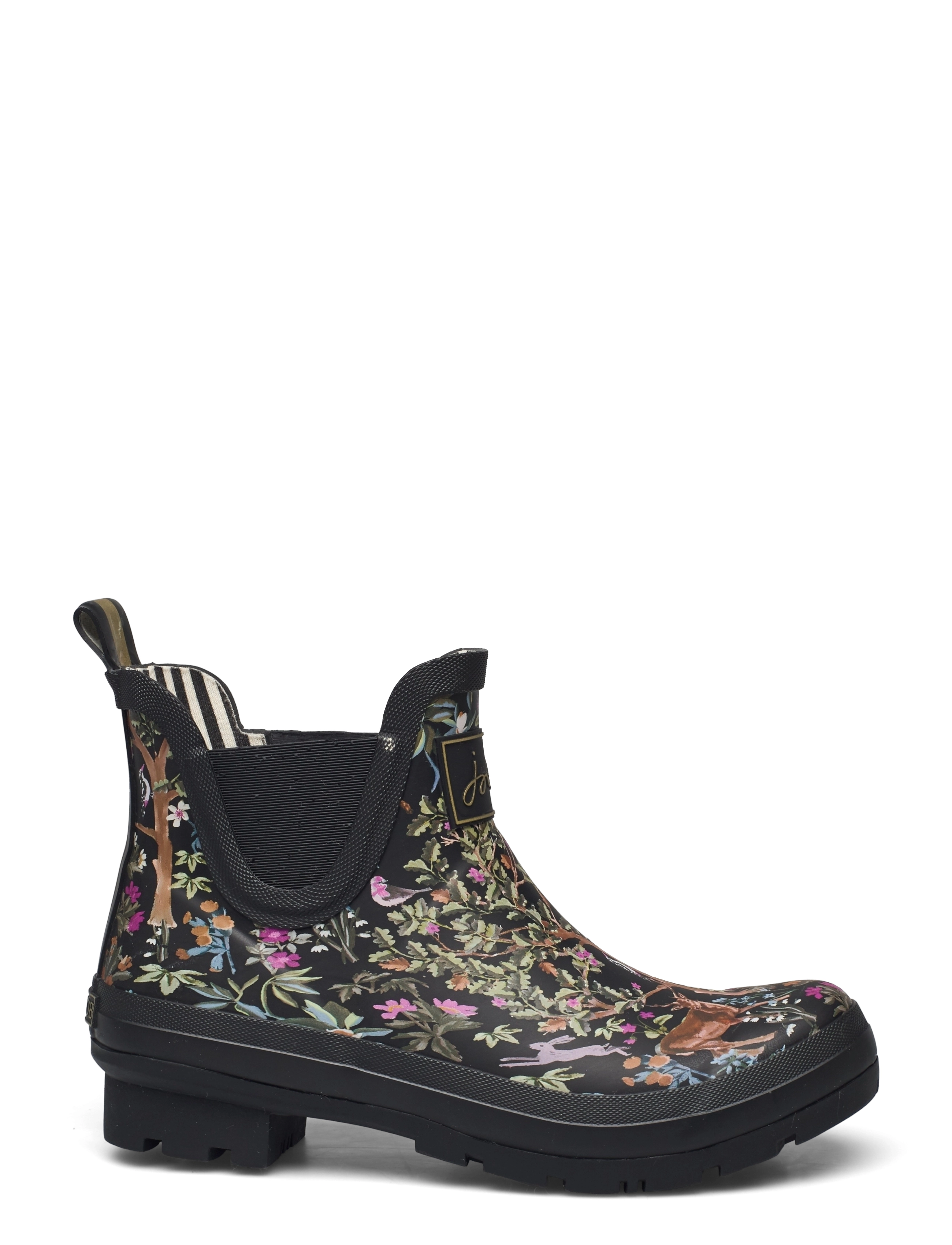 Joules - Wellibob - black tree ditsy - 1