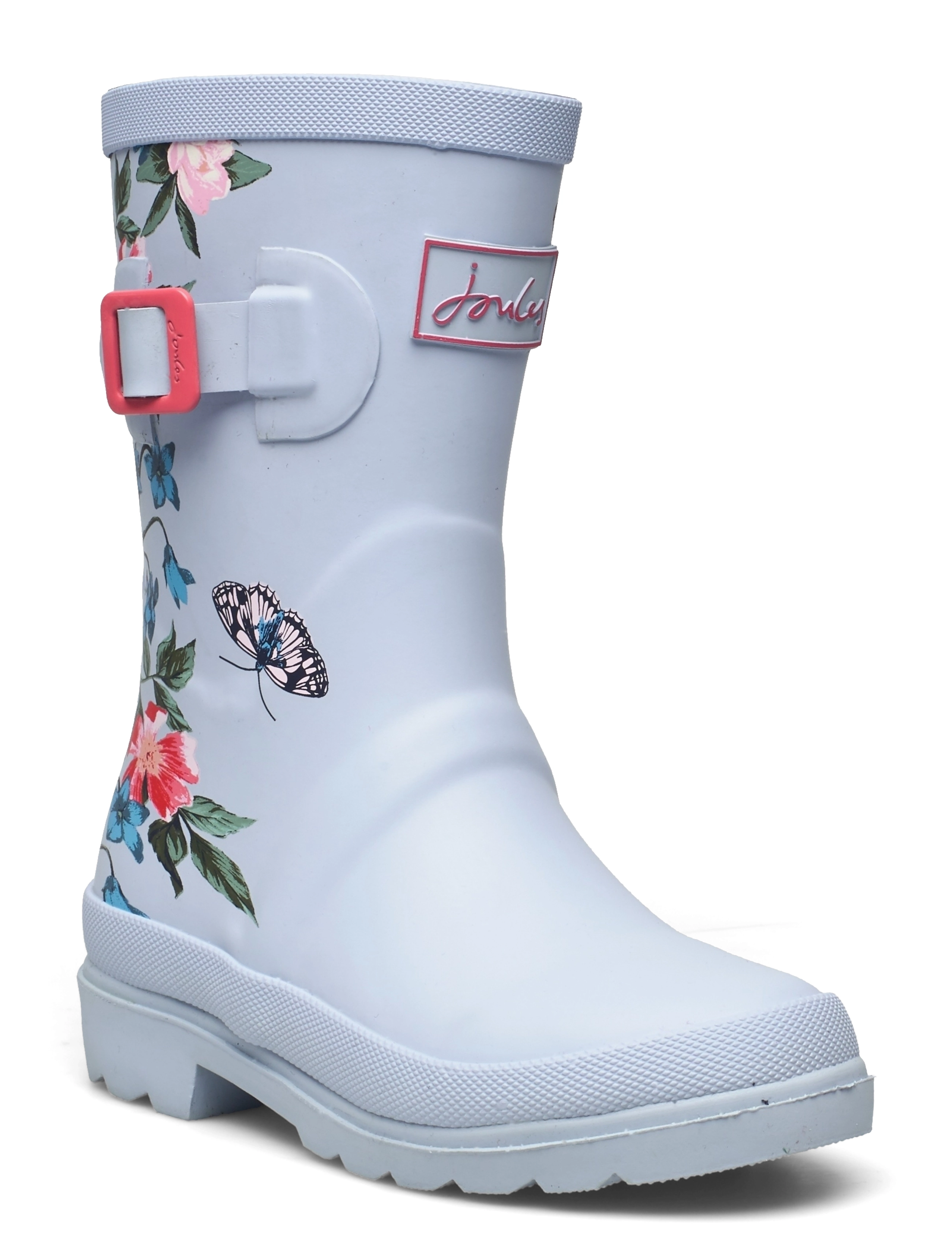 Joules - Jnr Welly Print - blue floral - 0