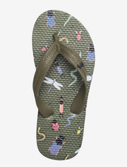 Joules - Jnr Flip Flop - sommarfynd - green bugs - 3