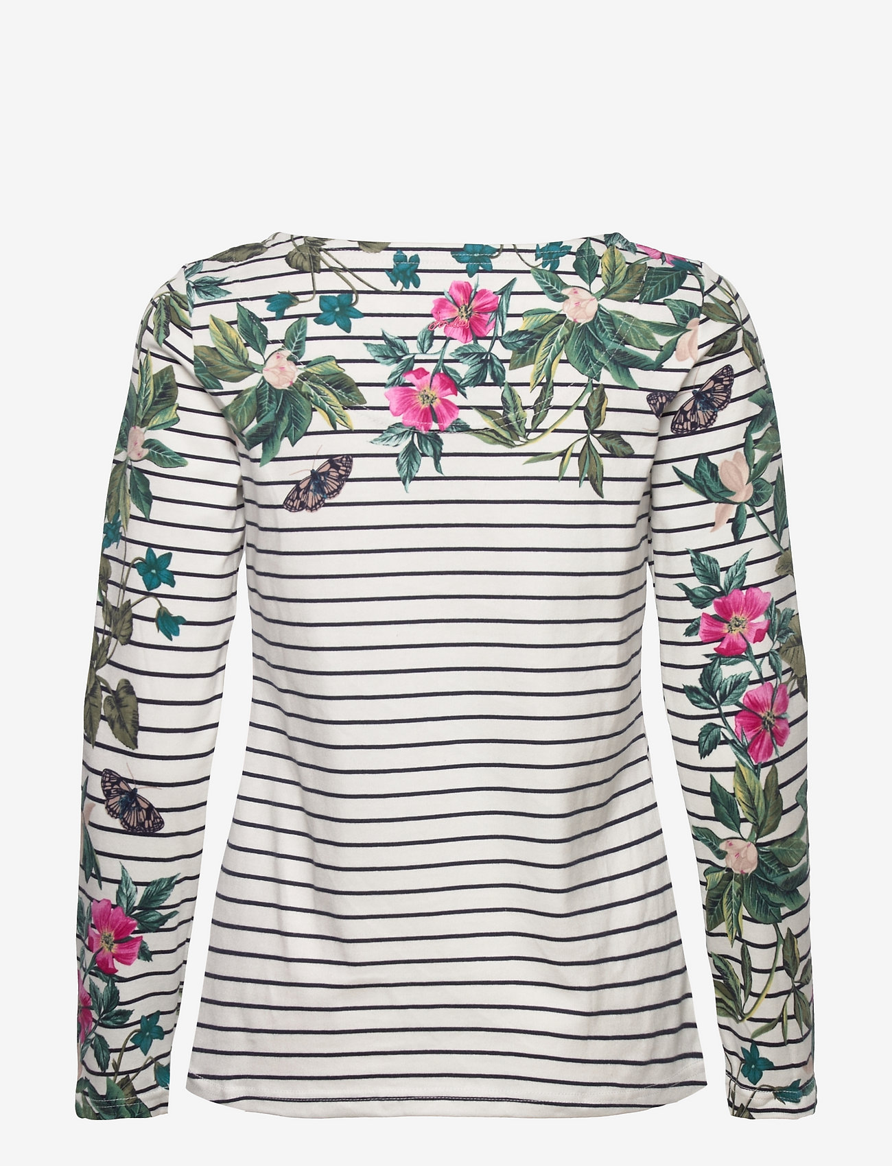 Joules - Harbour Print - cream navy floral stripe - 1
