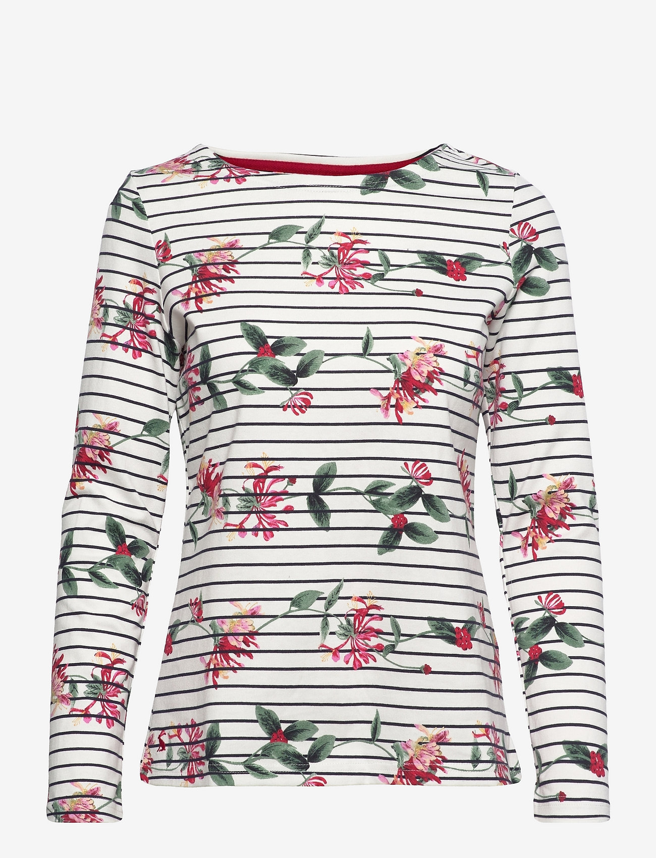 FLORAL CREAM STRIPE