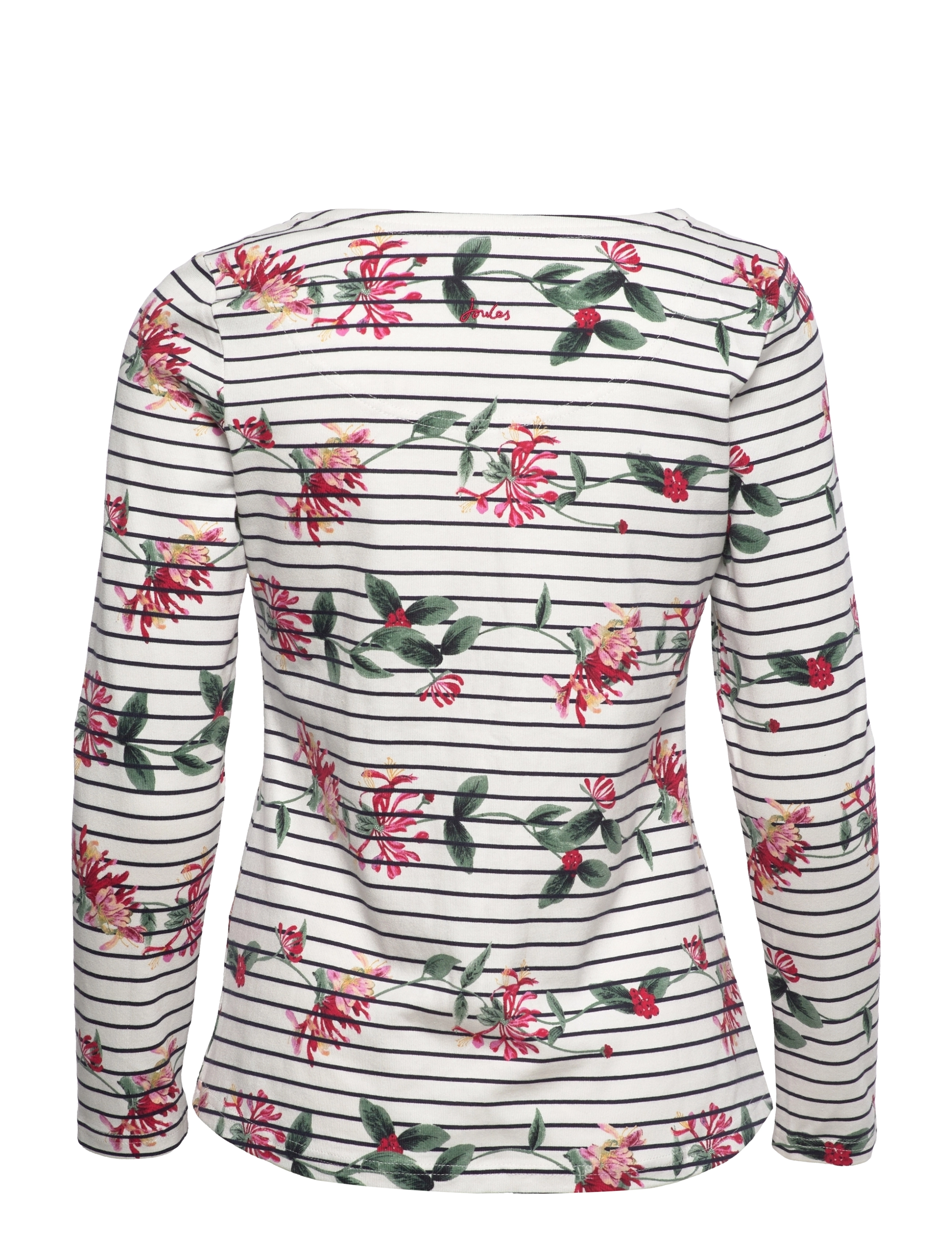 Joules - Harbour Print - floral cream stripe - 1