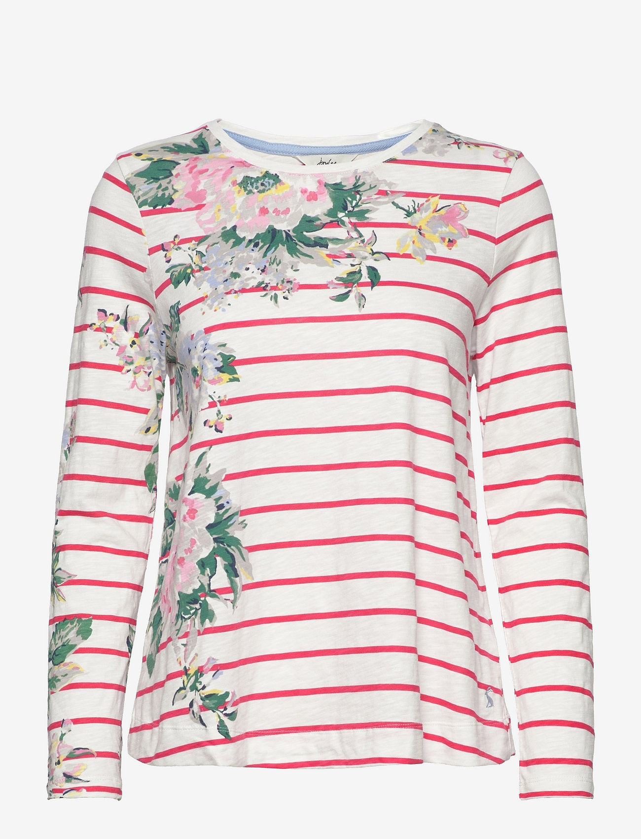 Joules - Lottie Print - pink floral stripe - 0