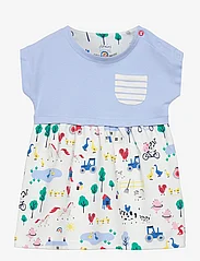 Joules - Angelina - short-sleeved baby dresses - whtanimals - 0
