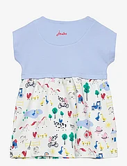 Joules - Angelina - baby-kjoler med korte ermer - whtanimals - 1