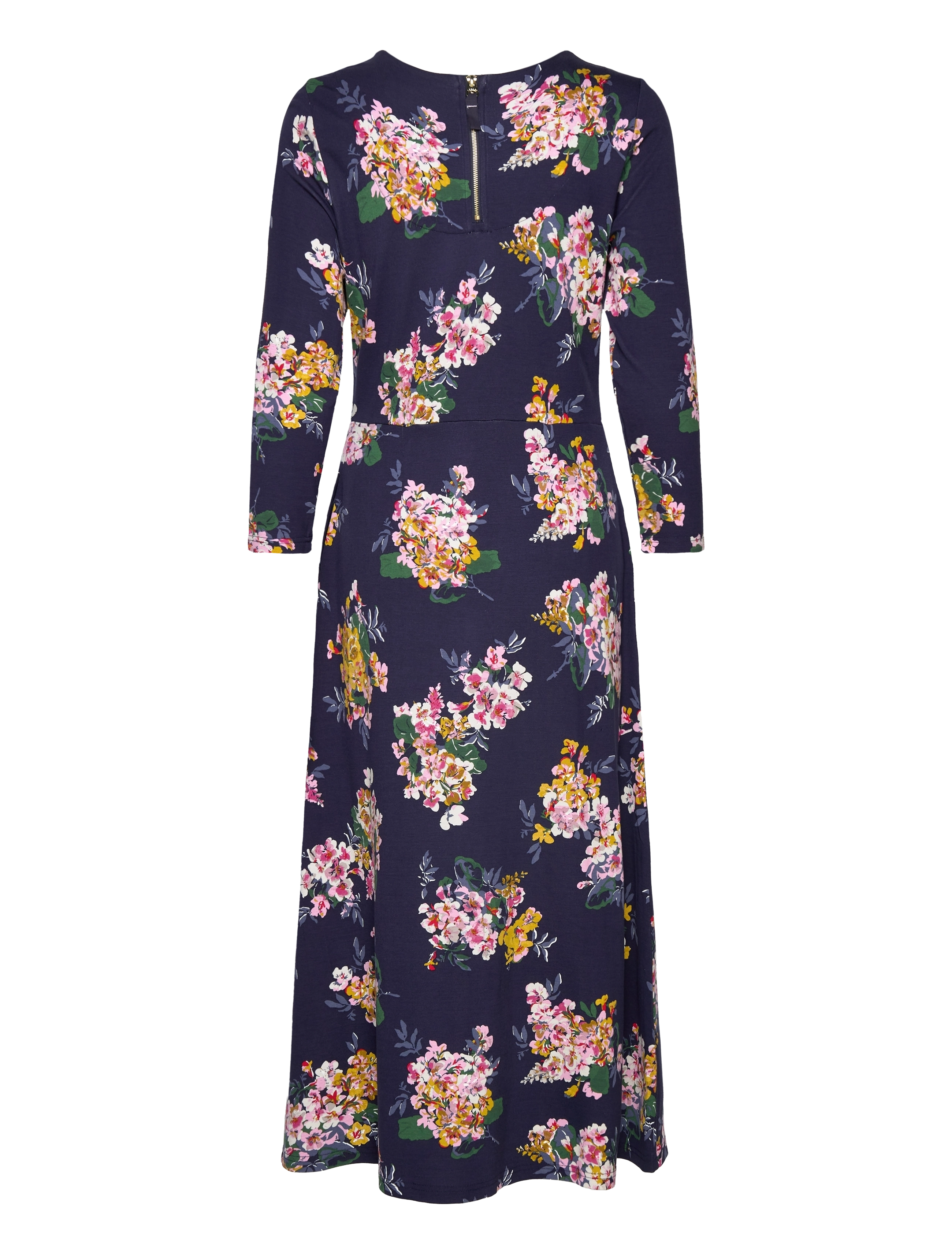 Joules - Elodie - midikleider - navy floral - 1