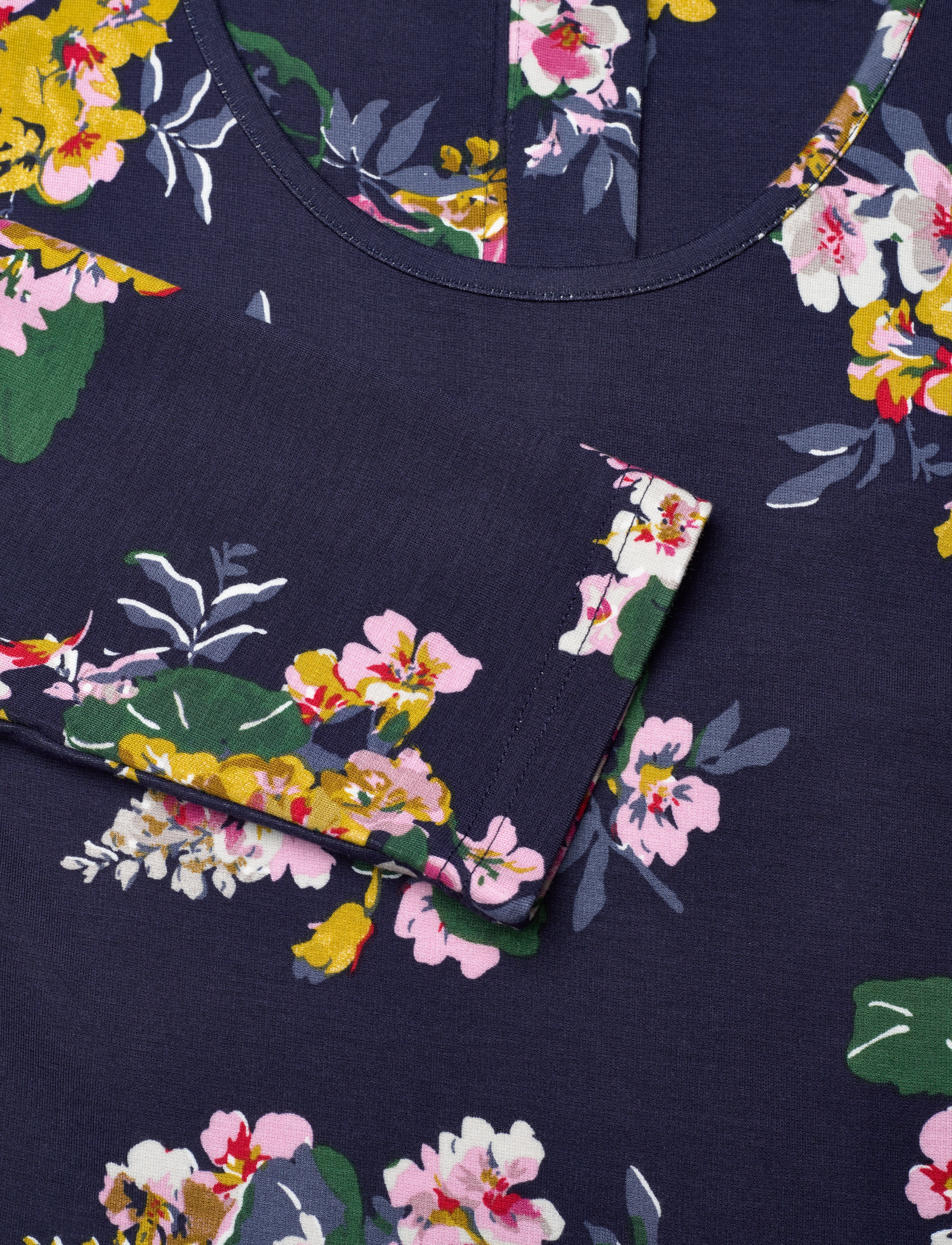 Joules - Elodie - midikleider - navy floral - 2