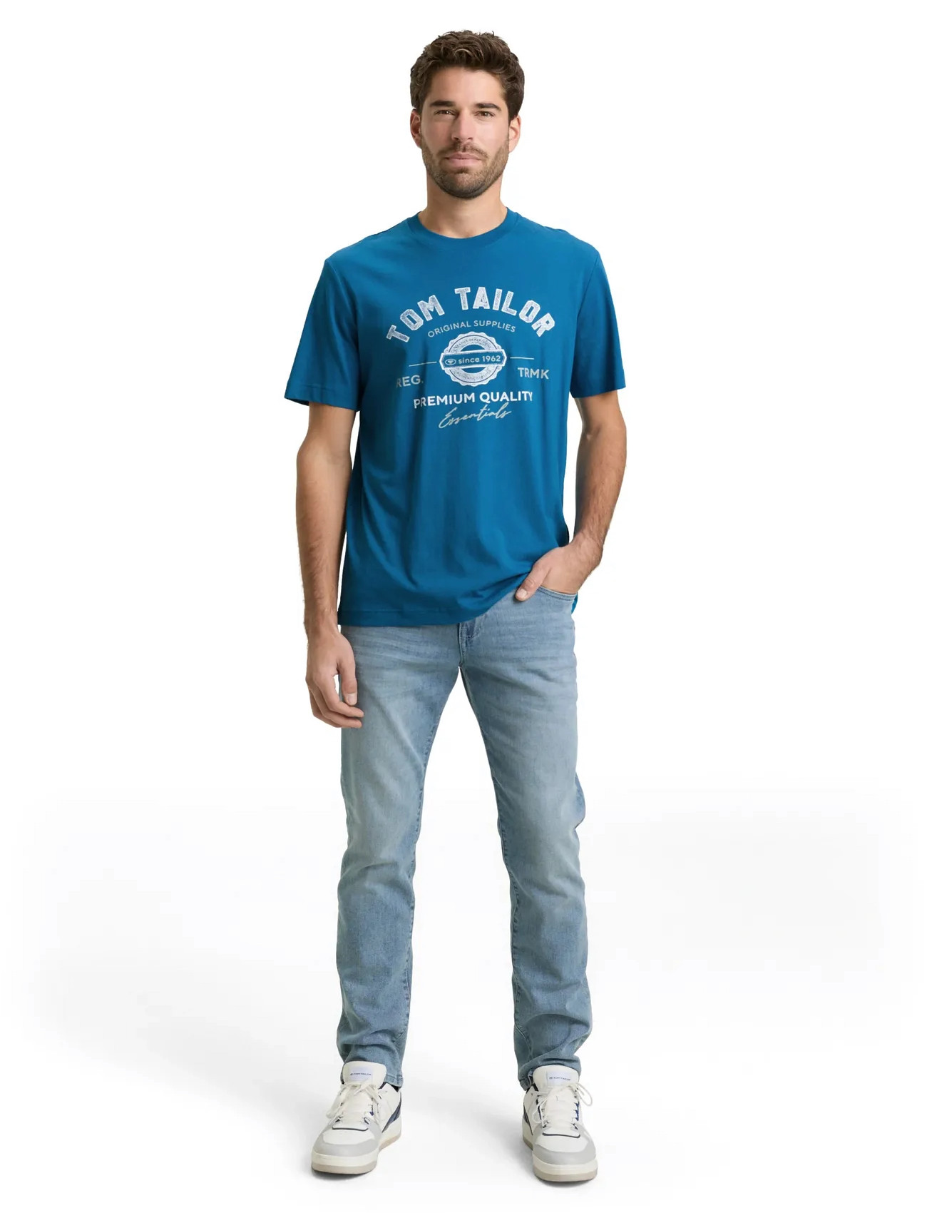 Tom Tailor Logo Tee - - S 1
