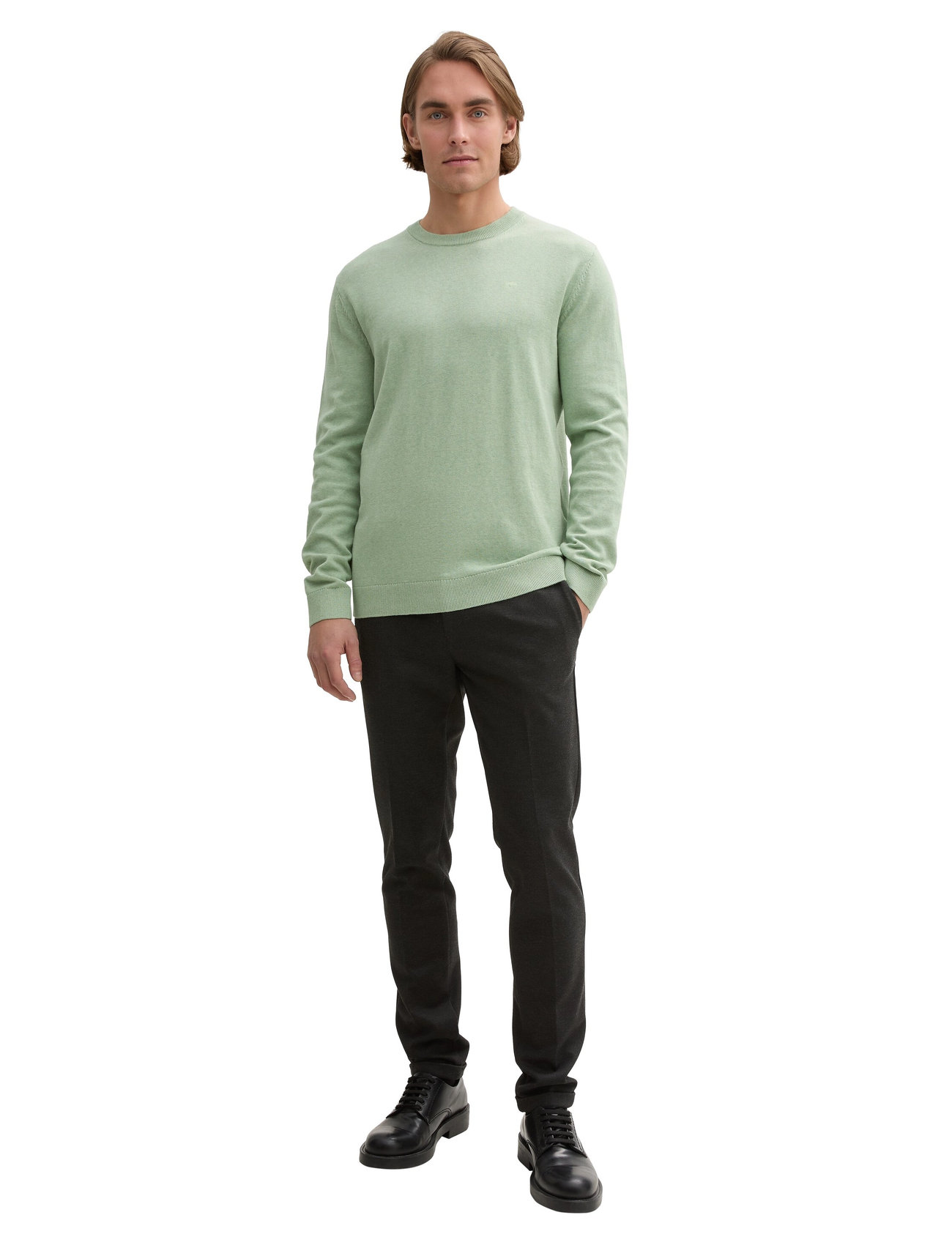 Tom Tailor Basic Crewneck Knit - - S 1