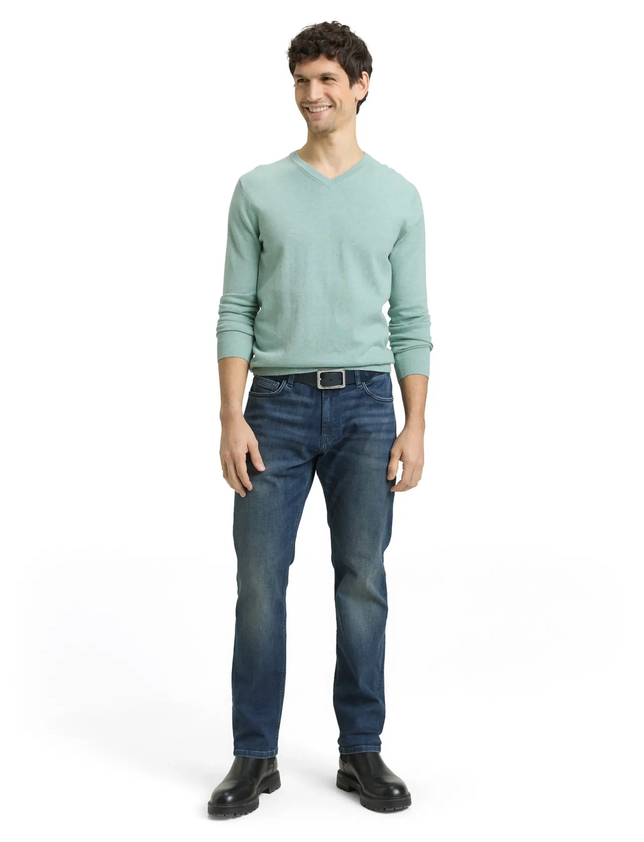 Tom Tailor Basic V-Neck Knit - - S 1