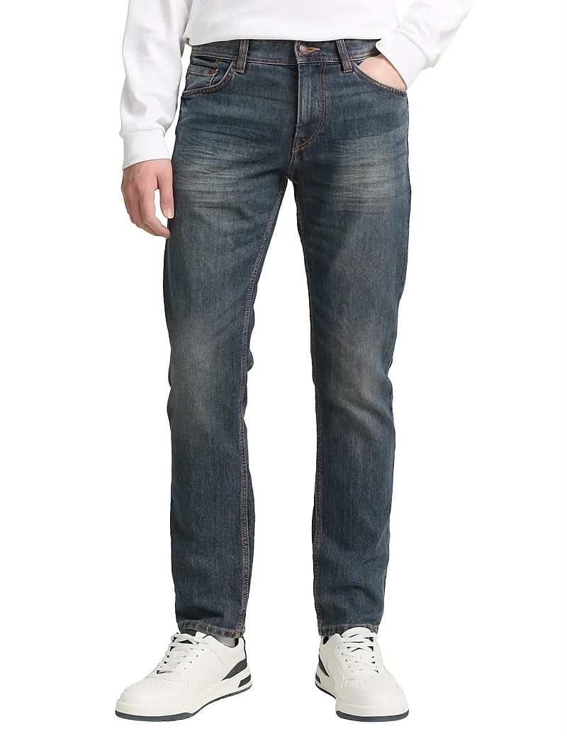 Tom Tailor - Tom Tailor Marvin - suorat farkut - mid stone wash denim - 3