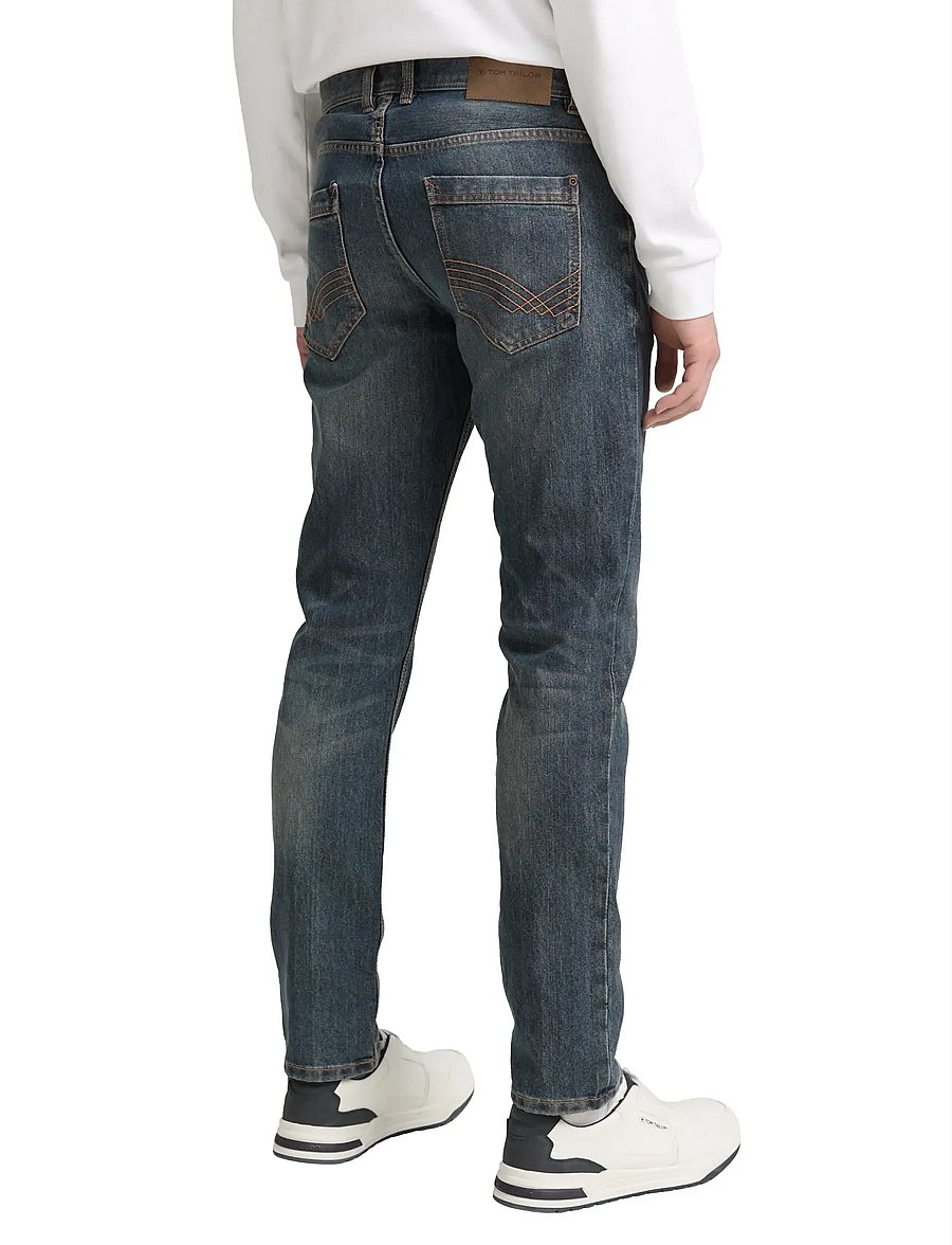Tom Tailor - Tom Tailor Marvin - regular jeans - mid stone wash denim - 4