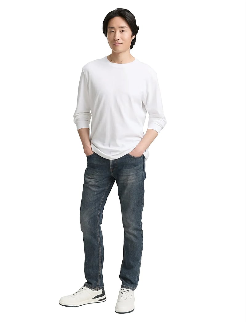 Tom Tailor - Tom Tailor Marvin - suorat farkut - mid stone wash denim - 5