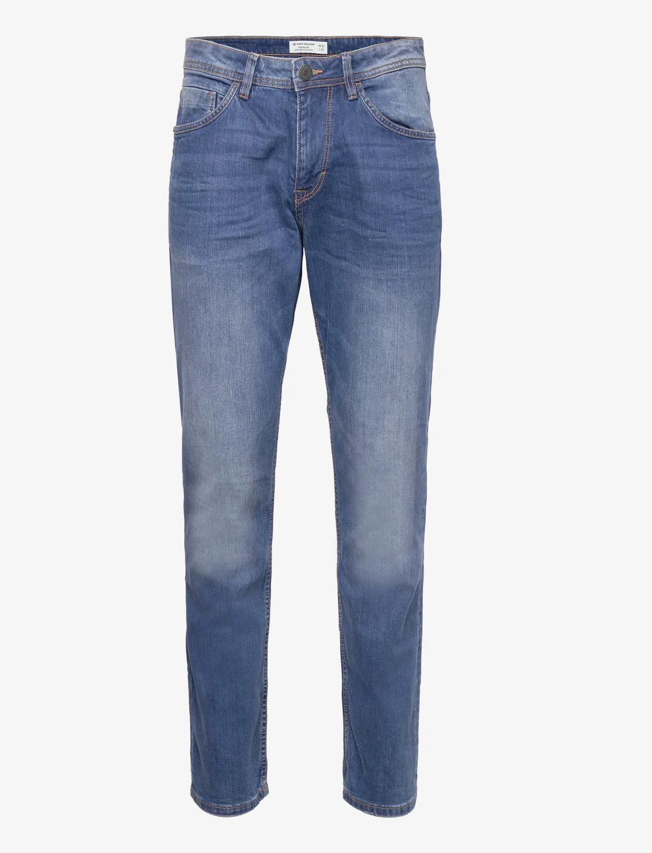 Tom Tailor - Tom Tailor Josh - slim jeans - used mid stone blue denim - 0