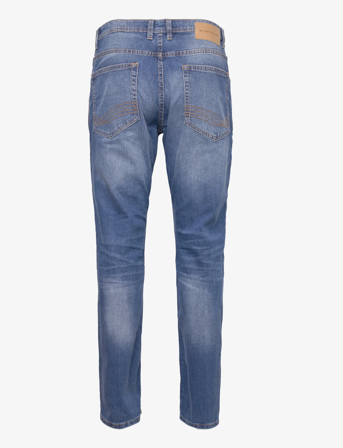 Tom Tailor - Tom Tailor Josh - džinsa bikses ar tievām starām - used mid stone blue denim - 1