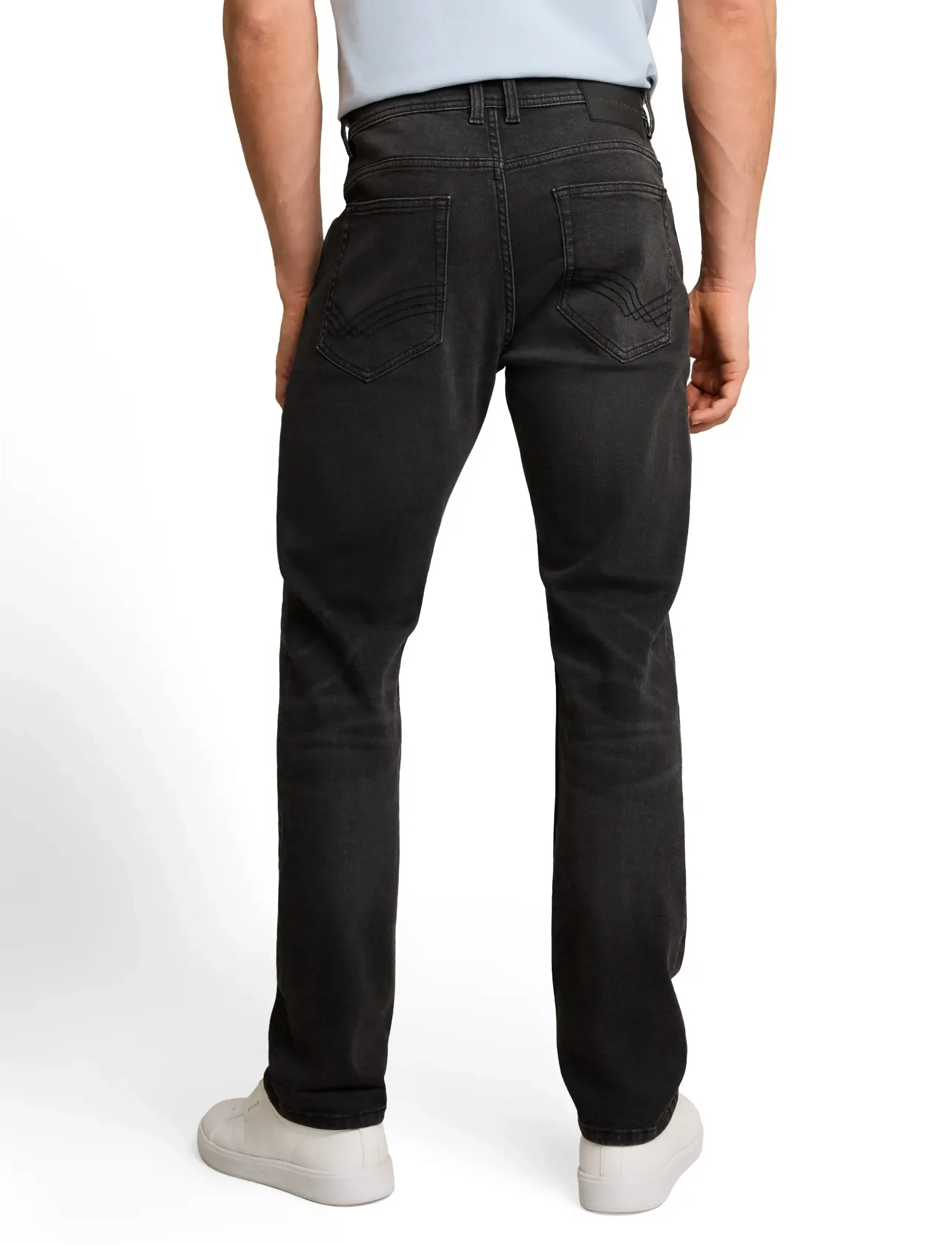 Tom Tailor - Tom Tailor Josh - slim-fit jeans - used dark stone black denim - 3