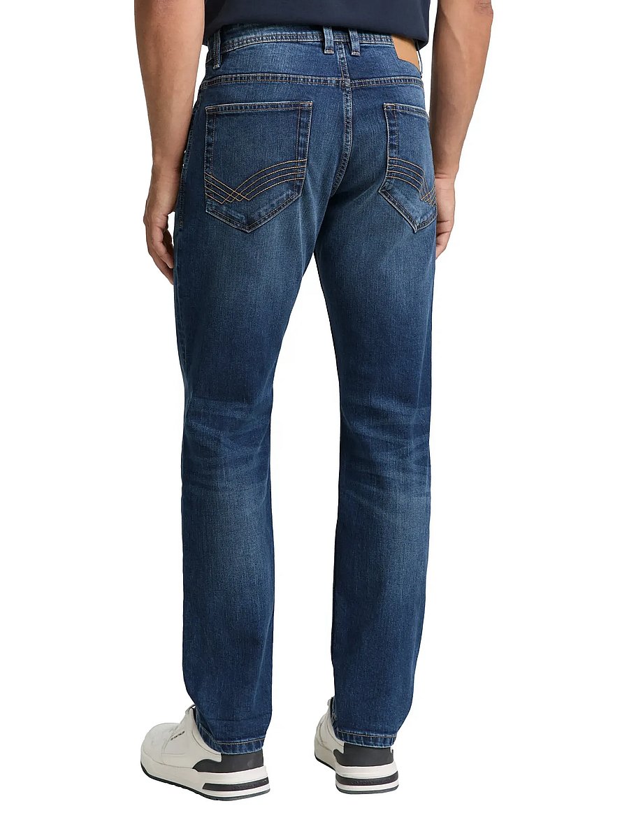 Tom Tailor - Tom Tailor Josh - slim-fit jeans - mid stone wash denim - 3