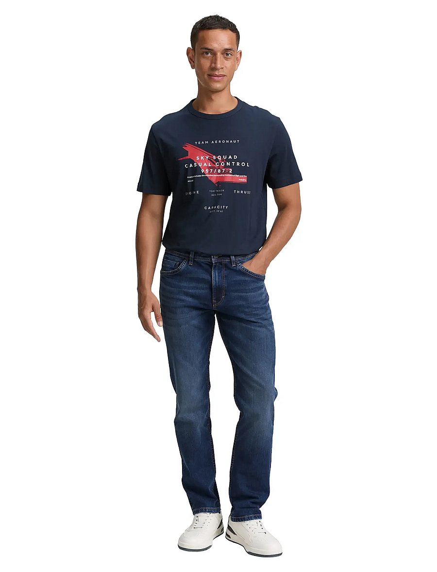 Tom Tailor - Tom Tailor Josh - slim-fit jeans - mid stone wash denim - 4