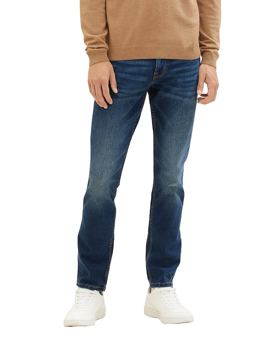 Tom Tailor - Tom Tailor Josh - slim jeans - mid stone wash denim - 4