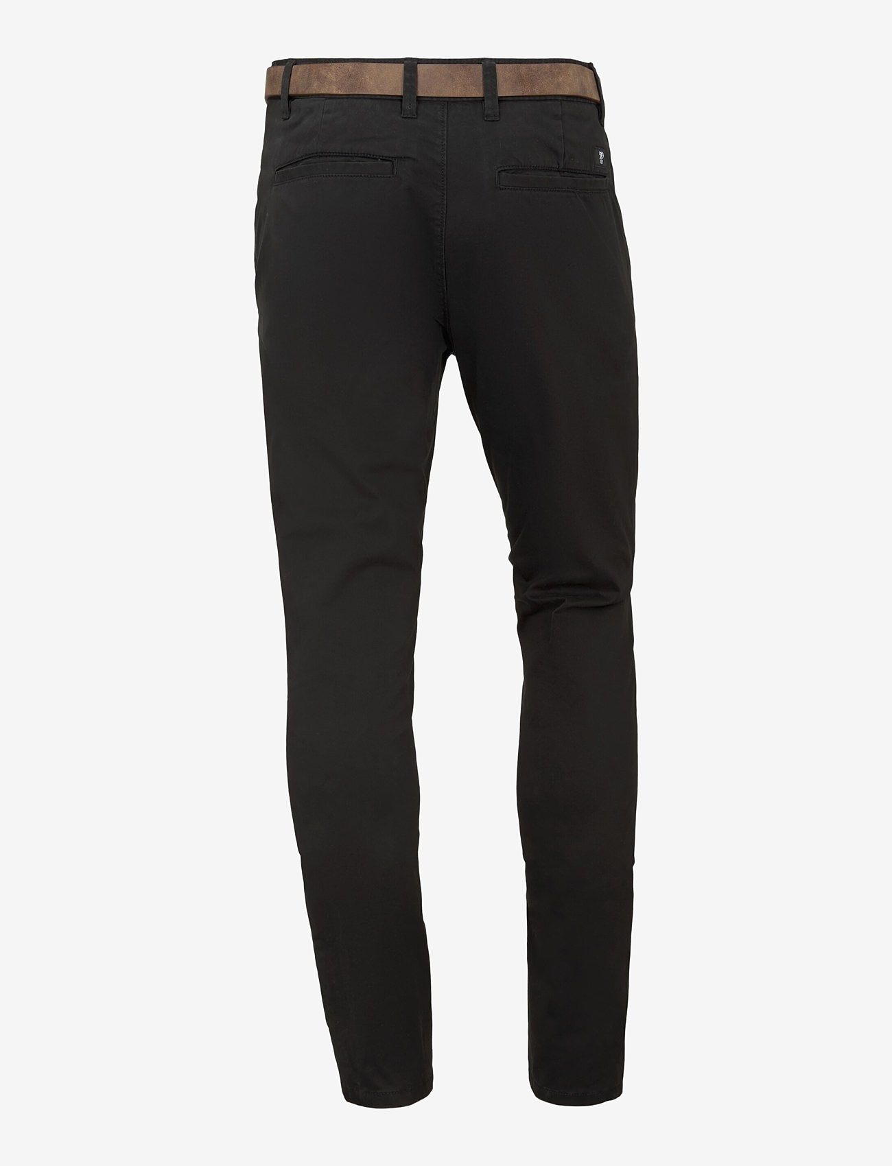 Tom Tailor - Slim Chino with belt - chinos - black - 2