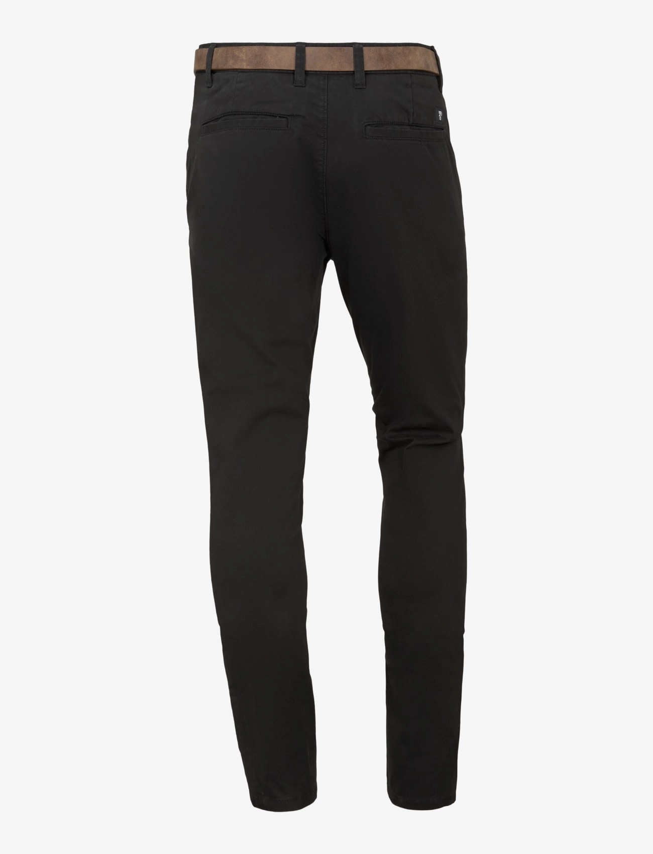 Tom Tailor - Slim Chino with belt - chinos - black - 2