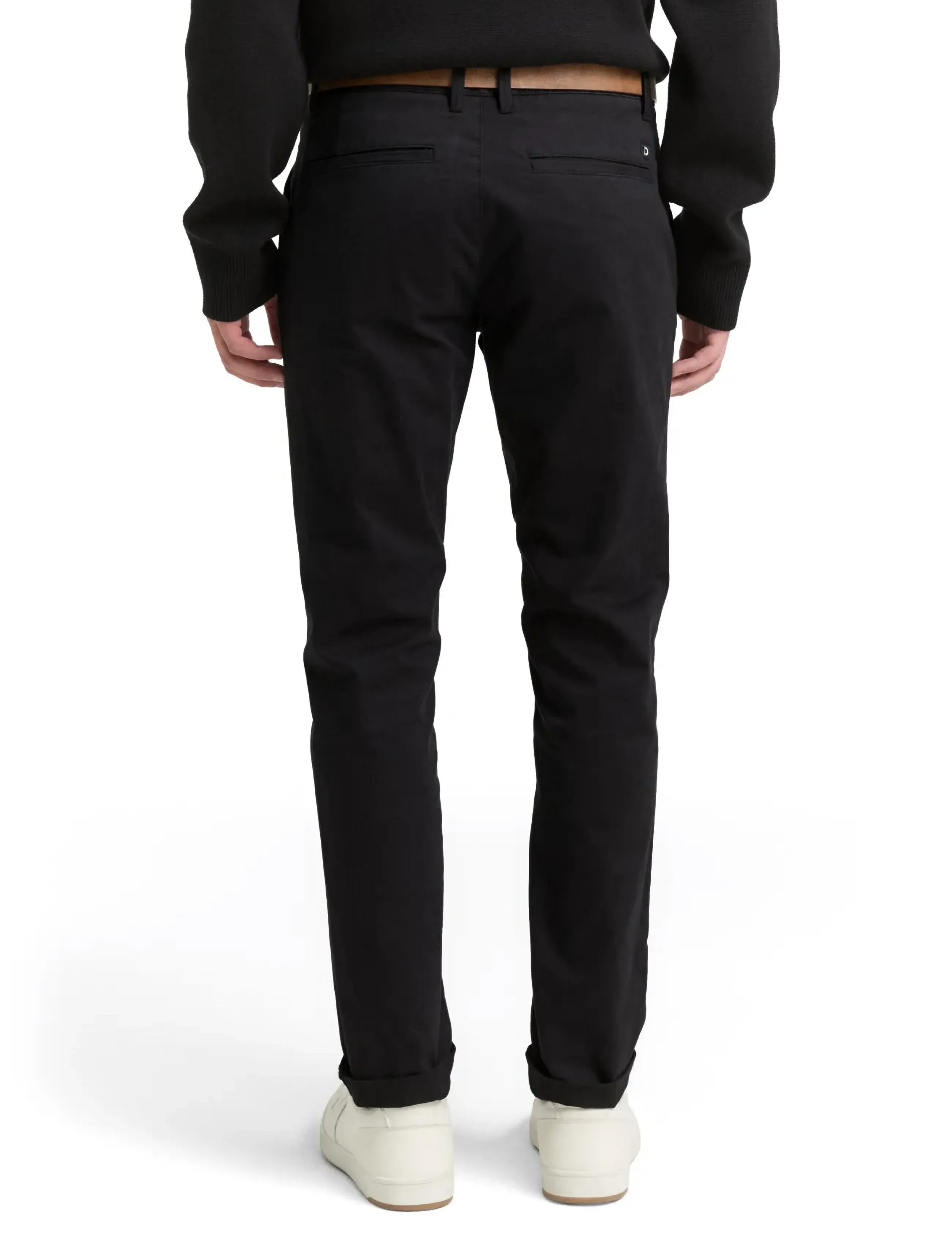 Tom Tailor - Slim Chino with belt - chinos - black - 3