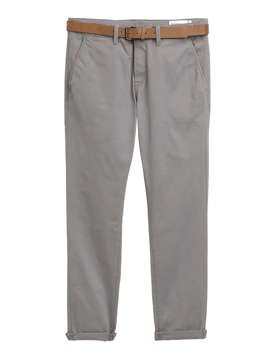 Tom Tailor - Slim Chino with belt - chinos - castlerock grey - 1