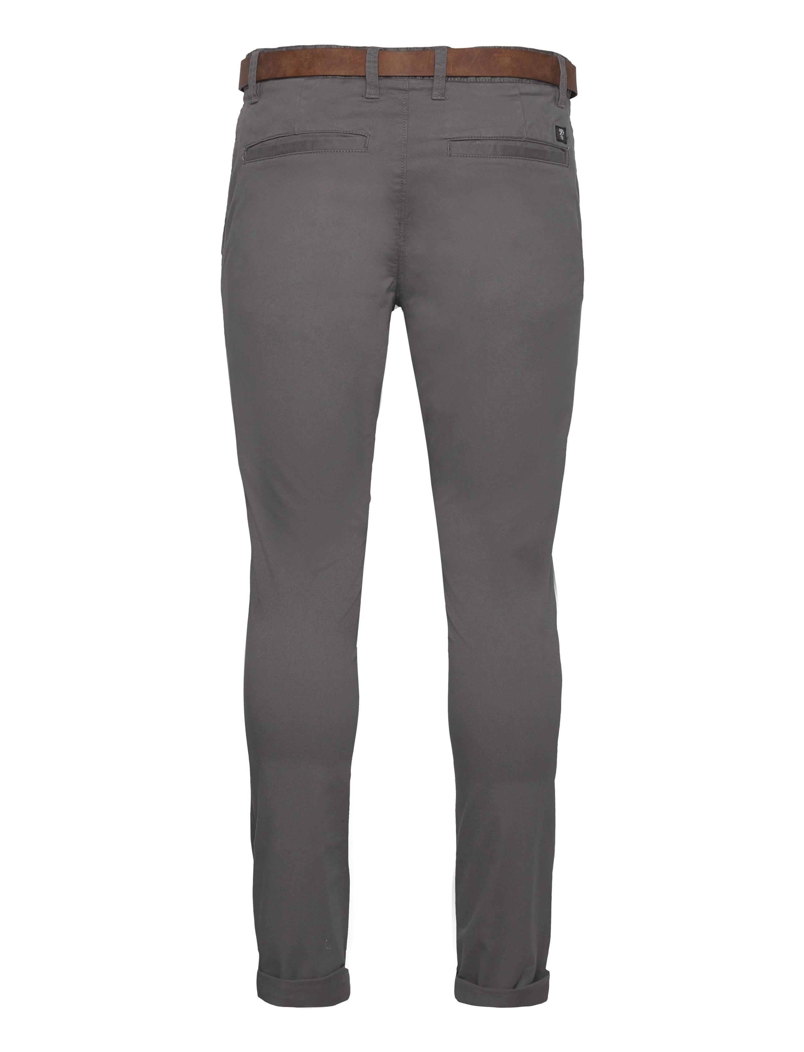 Tom Tailor - Slim Chino with belt - chino püksid - castlerock grey - 2