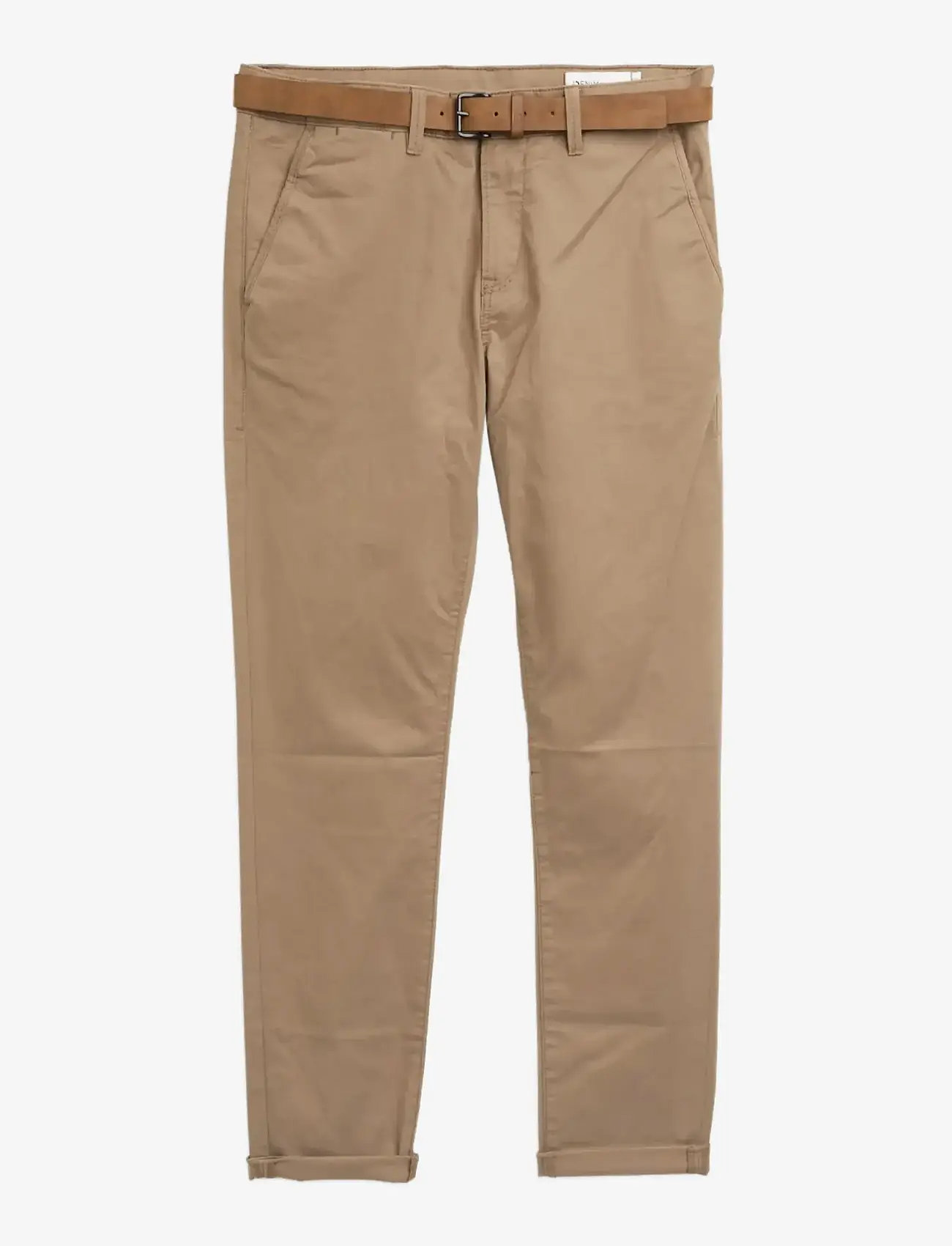 Tom Tailor - Slim Chino with belt - chinos - honey camel beige - 1