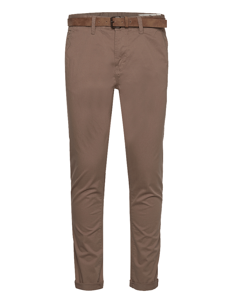 Tom Tailor - Slim Chino with belt - chino püksid - honey camel beige - 1