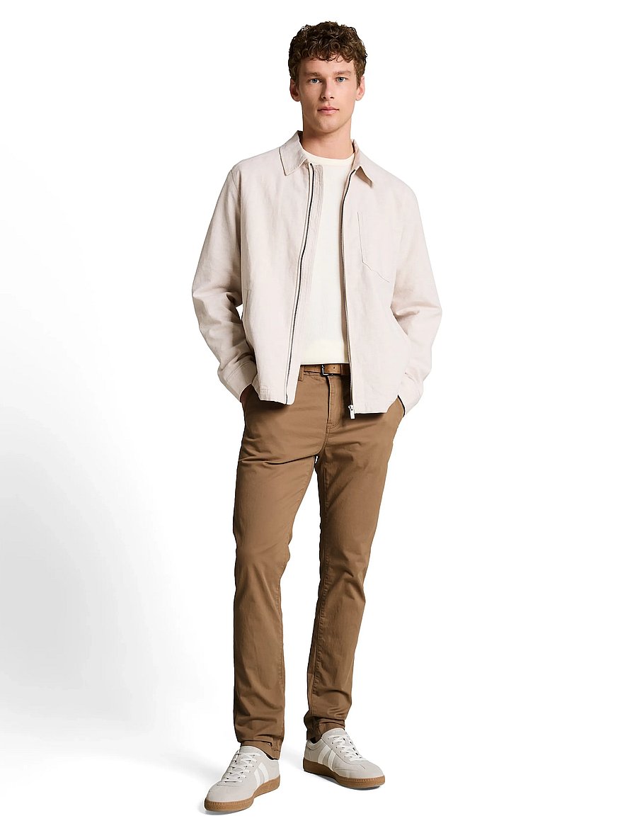Tom Tailor - Slim Chino with belt - chinos - honey camel beige - 0