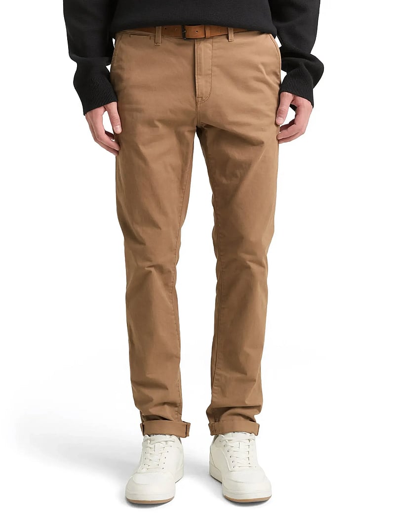 Tom Tailor - Slim Chino with belt - chinos - honey camel beige - 4