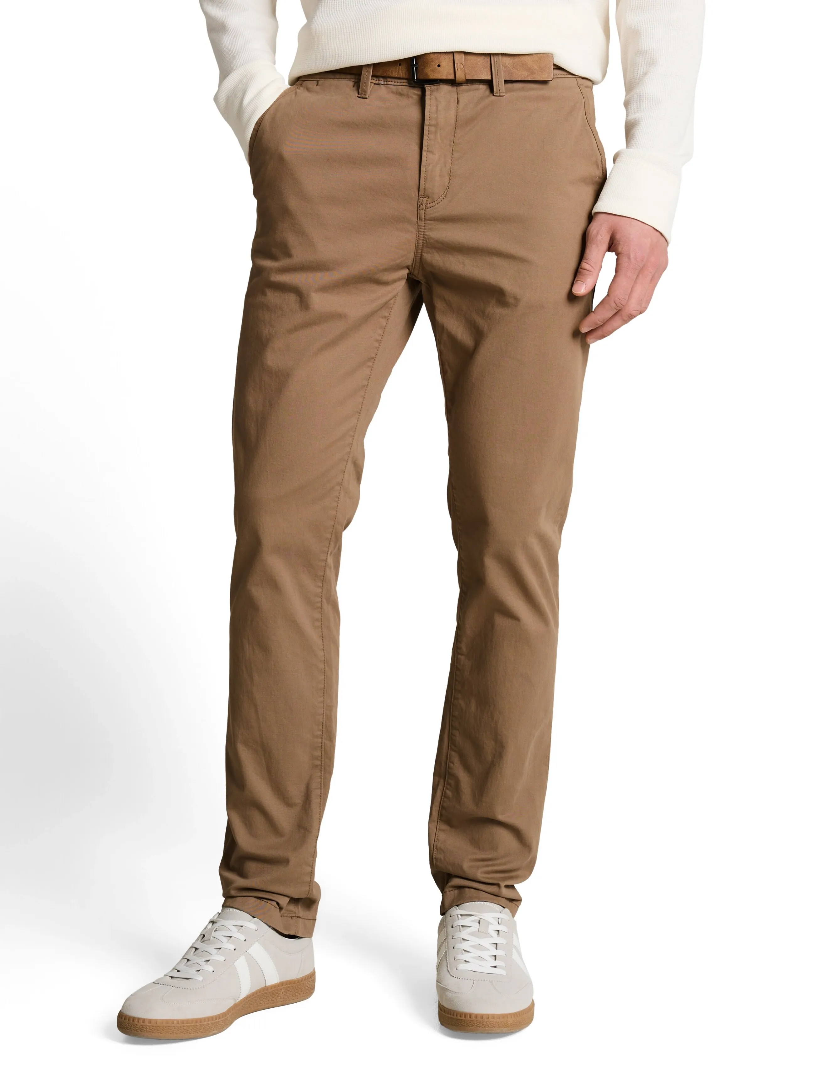 Tom Tailor - Slim Chino with belt - chinos - honey camel beige - 3