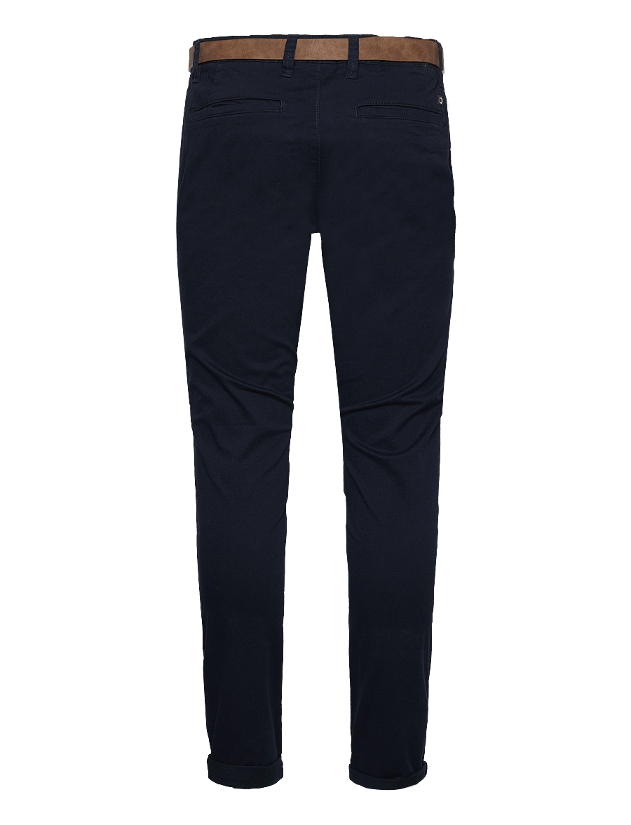 Tom Tailor - Slim Chino with belt - chinos - sky captain blue - 2