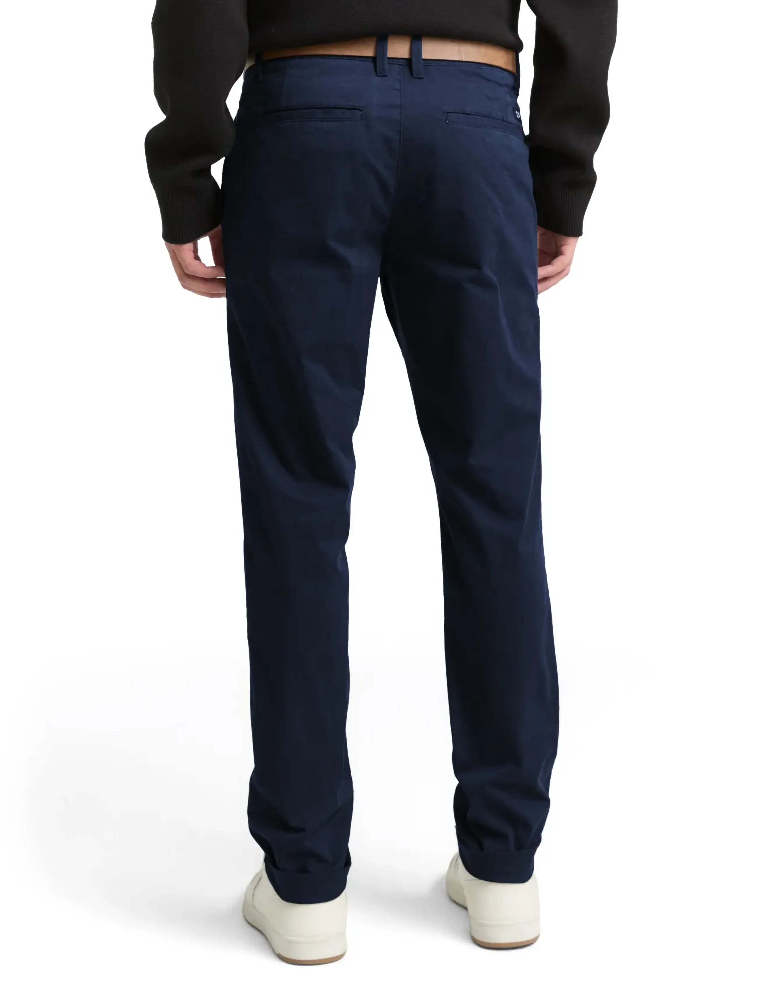 Tom Tailor - Slim Chino with belt - chino stila bikses - sky captain blue - 3