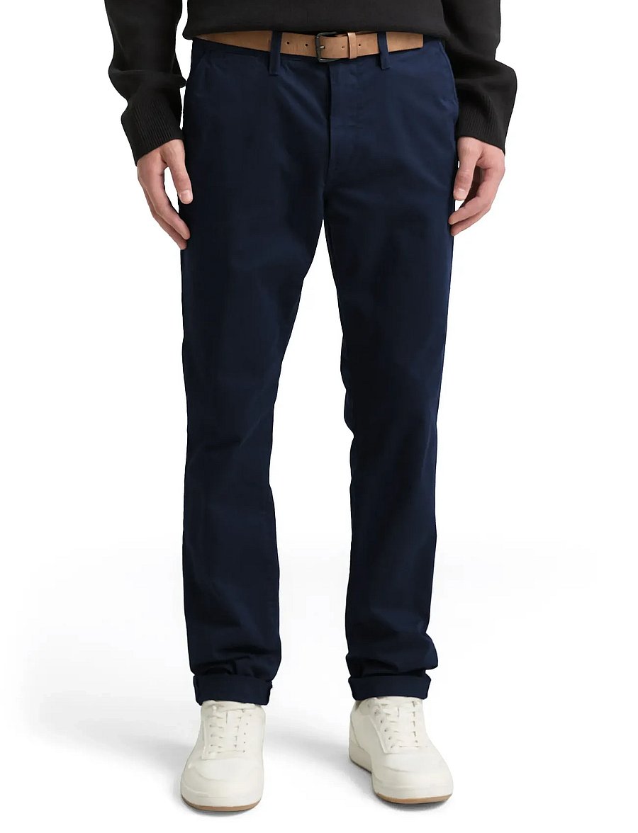 Tom Tailor - Slim Chino with belt - chinos - sky captain blue - 4