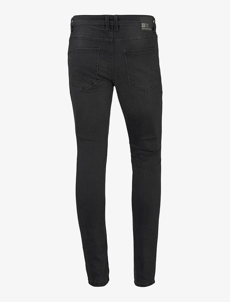 Tom Tailor - skinny CULVER stretch denim - skinny jeans - used dark stone black denim - 2