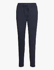 Tom Tailor - jersey loose fit pants ankle - straight leg hosen - real navy blue - 0