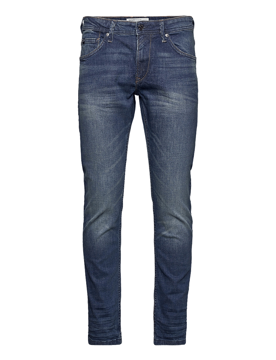 Tom Tailor - slim PIERS b - slim-fit jeans - dark stone wash denim - 1